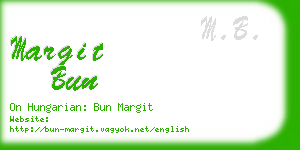 margit bun business card